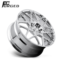 FcForged Nouveaux Designs Personnalisé 18 19 20 21 22 24 26 28 Pouces 5x114.3 6x139.7 5x120 Jantes Flottantes Spinner Jantes En Alliage Forgé