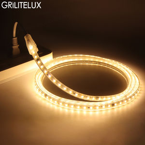 Tira de Luz LED de Doble Color, Luz Blanca Ajustable CCT, SMD 2835 IP67 Sin Controlador, 3000K-6000K, 192 LED/m, Tira Larga de LED, 220V - Product Image 4