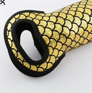 Custom Insulated Neoprene Wine Cooler Bag with Cartoon Pattern for Wine Bottles and Champagne 20x35cm - Product Image 3