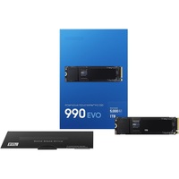 Disk Internal MZ-V9E1T0BW 990 Evo 1TB Solid State Drive PCIe Gen 4.0 X4 NVMe 2.0 untuk Laptop MZ-V9E1T0BW