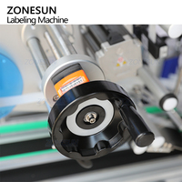 ZONESUN ZS-TB833R2 Étiqueteuse automatique double face pour coins de boîtes et cartons, machine d'étiquetage anti-effraction pour coins de boîtes