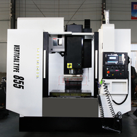 Nueva Fresadora CNC de Alta Precisión VMC855, Centro de Mecanizado Vertical con Husillo Único BT40, 3/4 Ejes Opcionales