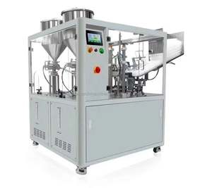 Machine automatique de remplissage et de scellage à double tube pour crème pour les mains, usine de cosmétiques - Product Image 3