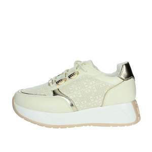 Sneakers pour femmes Laura Biagiotti Beige 8909 Chaussures en toile tendance - Product Image 1