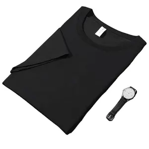 Yüksek kaliteli düz özel kırpılmış T-Shirt pamuklu T Shirt üreticisi spor tişört