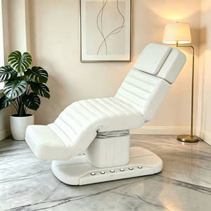 <span class=keywords><strong>Fauteuil</strong></span> de spa électrique réglable pour salon de beauté, lit de massage et table de soin esthétique avec matelas pour cils et visage - Product Image 1