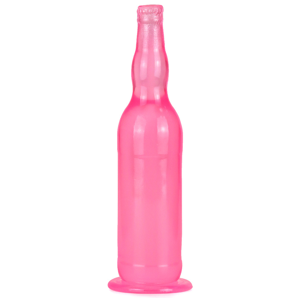 Colorful Transparent Beer Bottle Shape Dildo - Real Touch Adult Sex Toy for Women, Perfect for Female Masturbation Colorful Transparent Beer Bottle Shape Dildo - Real Touch Adult Sex Toy for Women, Perfect for Female Masturbation