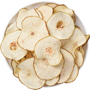 ลูกแพร์หิมะแห้งเกรดพรีเมียม ปราศจากกำมะถัน สีสดใส ชิ้นหนา ไม่มีก้าน วัตถุดิบสำหรับทำซุป บริการขายส่ง และเครื่องดื่มเพื่อสุขภาพ - Product Image 4