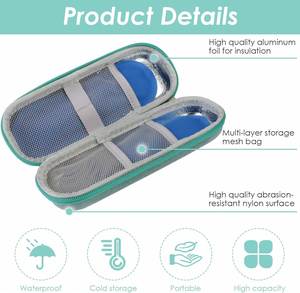 Estuche de Insulina y Bolsa para Diabéticos de EVA de Moda - Maleta de Viaje Portátil con Enfriador de Hielo (Verde) Para Todas las Estaciones, Origen China - Product Image 5
