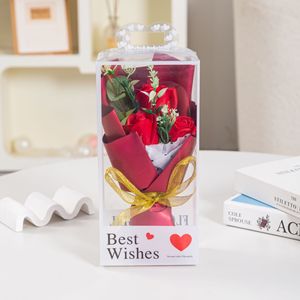 Bouquet di Sapone per la Festa della Mamma, Marca Inglese, Regalo Creativo per la Stagione di Laurea, Sapone a Forma di <span class=keywords><strong>Rosa</strong></span> Simulata per Insegnanti e Innamorati - Product Image 6