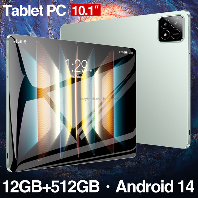 Hot Sale Pad6s 10.1-inch Android 14 Tablet 12GB+512GB Wi-Fi GPS Navigation Business Office Daily Use Android Tablet