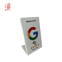 Soporte de Mesa para Tarjetas de Visita con Código QR, PVC Impermeable, NFC 213/215/216, Personalizado, Venta al Por Mayor de Fábrica, para Tarjetas de Membresía y Pagos
