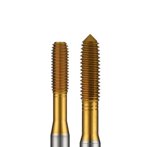 Tarauds métriques HSSE ST2 ST2.5 ST3 ST4 ST5 ST6 ST8 ST10 pour extrusion, plaqués titane, à filetage à froid pour métaux - Product Image 3