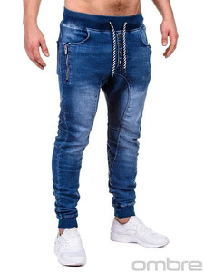 Pantalones Vaqueros Deportivos Casuales para Hombre, Talla Grande, Cintura Media Recta, Diseño Personalizado NZK-P1, Gran Venta - Product Image 3