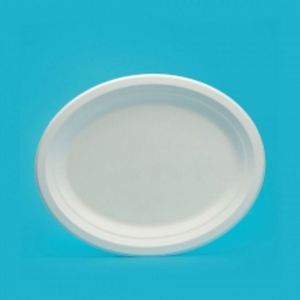 Assiettes en bagasse incassables personnalisées, à compartiments, jetables, pour servir le barbecue - Product Image 4