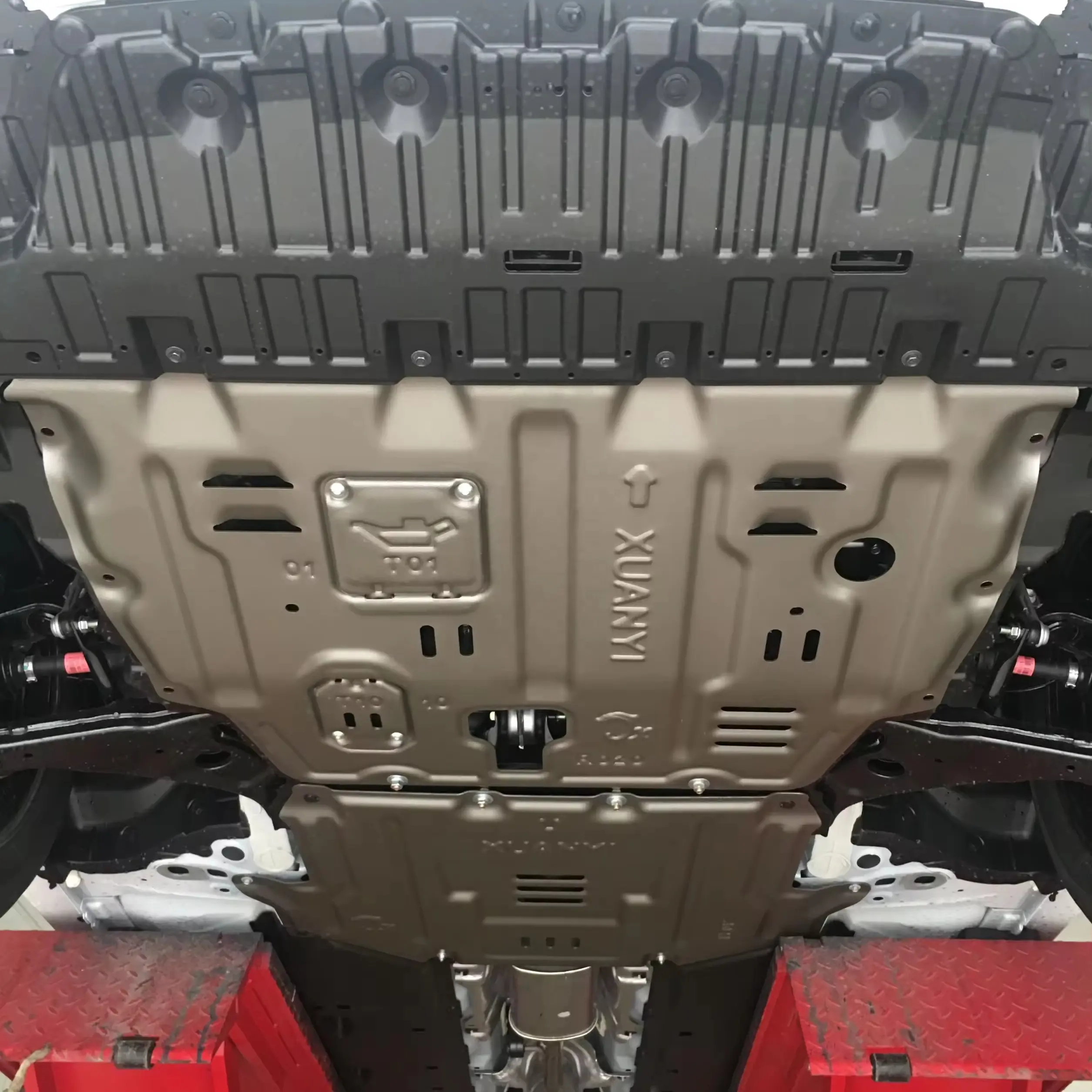 Phụ kiện cho Nissan Sentra 2020-2024 B17 junxi 3D động cơ nhôm crankcase bảo vệ Bìa Guard Defender skid tấm