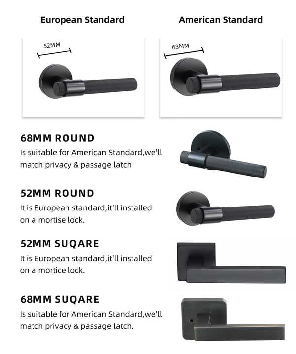 Shop Our Latest Steel Tube Solid American Style Door Handles