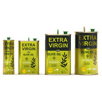 Emballage cadeau de boîte de conserve en métal d'huile végétale de soja 100ml à 5L personnalisé pour lubrifiant à la noix d'olive