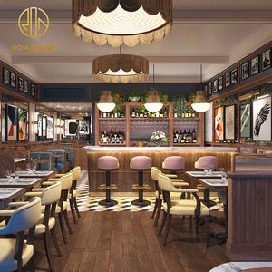 Table de marbre de restaurant anglais moderne de qualité haut de gamme chaise en PU combinaison restaurant meubles personnalisés table et ensembles de chaises - Product Image 1