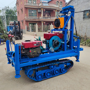 Plataforma de Perforación de Pozos de Agua Pequeña Blue Crawler de 150 m para Perforación en Terrenos Rocosos en México y Marruecos - Product Image 4