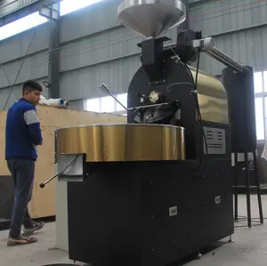 Stainless steel commercial 15kg coffee roaster/cocoa bean roaster machine