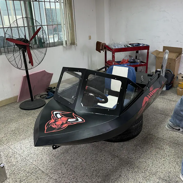 Su parkı tesisleri için lüks yat çocuklar Mini elektrikli Jet tekne Mini Kart tekne Go-Karting tekne