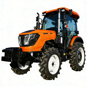 Tracteur agricole 90HP 80HP 70HP 60HP 4x4 à moteur diesel multifonctionnel, fabriqué en Chine, pour petites exploitations agricoles - Product Image 1