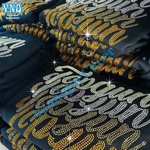 جيد تسلق الهتاف بلينغ الإصلاح الساخن مخصص حجر الراين نقل الحرارة تصميم الحديد على تيشيت - Product Image 2