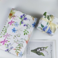 Kertas Kado Kraft Sekali Pakai Tahan Air yang Dapat Disesuaikan dengan Cetakan Warna-warni dan Desain Pribadi
