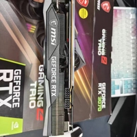 Carte graphique de jeu pour ordinateur de bureau MSI GeForce RTX3070 8G LHR GAMING Z TRIO 3 ventilateurs, d'occasion, entièrement testée