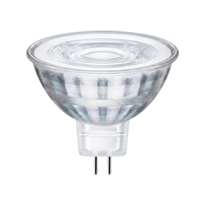 Bombilla LED MR16 Blanco Cálido GZ23D 2G5, Foco Regulable de 24V CC con Carcasa de Aluminio SMD para Iluminación de Hoteles - Product Image 1