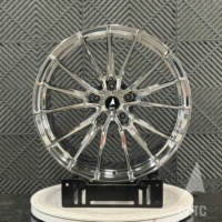Jantes DATC en alliage d'aluminium forgé finition chrome, à 5 branches profondes, 5x112/5x114.3 pour Mercedes GLC 63 S 19-22
