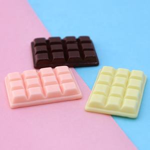 Miniatures de bonbons en résine imitation chocolat, cabochons à dos plat pour la décoration de gâteaux DIY, accessoires de photographie - Product Image 2