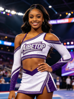 Uniformes de cheerleading de compétition, vêtements d'équipe personnalisés, costumes de cheerleading de qualité supérieure, fournisseur d'usine