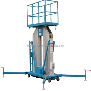 <span class=keywords><strong>Elevatore</strong></span> Idraulico Verticale Compatto a Doppio Albero in Lega di Alluminio da 12m 200kg, Spostabile Manualmente, <span class=keywords><strong>per</strong></span> Officina e Riparazioni - Product Image 1
