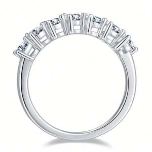 Bague Moissanite en argent 925 - Product Image 1