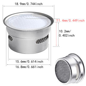 Aérateur de robinet de cuisine moderne en plastique, accessoires de lavabo, filtre, noyau d'aérateur, bec, protection anti-éclaboussures, noyau pour salle de bain - Product Image 4