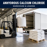 Chlorure de calcium anhydre en poudre, haute pureté, qualité industrielle, produit chimique