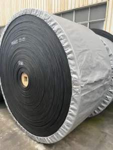 Finely Processed Stone Crusher Flat Conveyor Belt Rubber Rubber Conveyor Band
