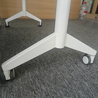 Meubles de bureau modernes et durables en acier blanc, petite table de conférence pliable, design gain de place, QINGSHUAI QS-X50, garantie 1 an