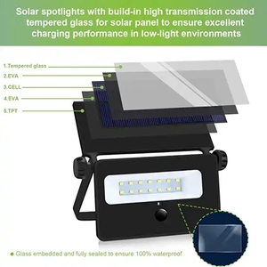 Factory Hot Sale 1600lm IP65 Waterproof Garden <b>Led</b> Solar <b>Light</b> PIR <b>Motion</b> <b>Sensor</b> Outdoor Pathway Wall FX-SOSG037 Solar <b>Motion</b> Se - Product Image 2