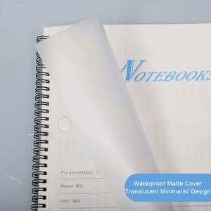 Cuaderno Escolar Estilo Ejecutivo, 200 Páginas, Impresión Serigráfica, Encuadernación en Espiral, Cubierta Transparente de PP, A4 - Product Image 6