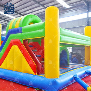 Château gonflable durable en PVC |   Château gonflable Clown avec toboggan pour les fêtes d'anniversaire et les locations pour enfants - Product Image 4
