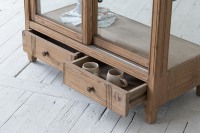 Offre Spéciale bois vin bijoux cosmétique vitrine salon classique de luxe meubles bois vitrine