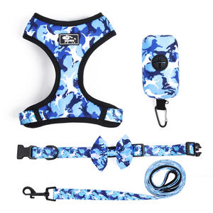 Aksesori hewan peliharaan mewah kustom kamuflase baru tali kerah set <span class=keywords><strong>harness</strong></span> anjing <span class=keywords><strong>harness</strong></span> anjing yang dapat disesuaikan tali dan <span class=keywords><strong>harness</strong></span> hewan peliharaan - Product Image 6