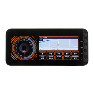 Boerxu Compteur de vitesse numérique universel Compteur MPH Odomètre <span class=keywords><strong>GPS</strong></span> Fonction LED compteur de moto - Product Image 2