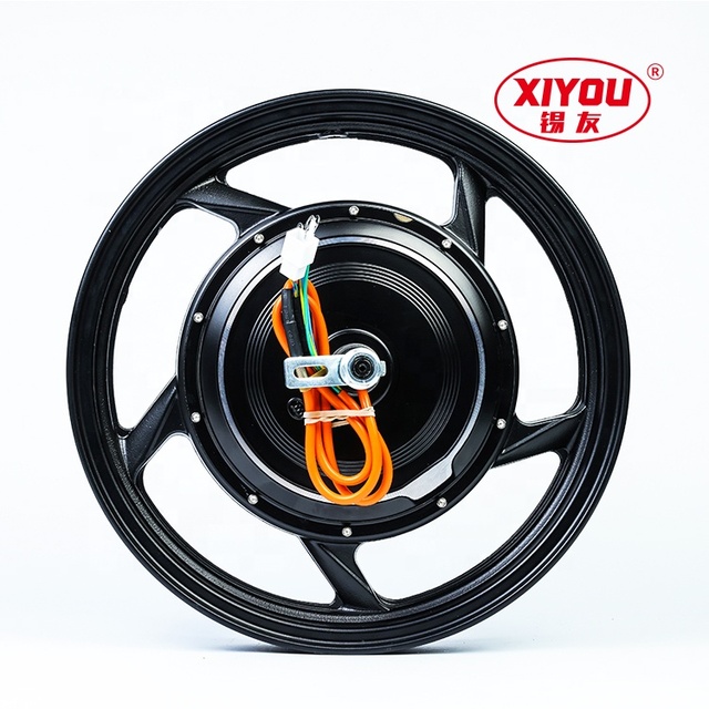 22H 350W 48V Electric Motorcycle Wheel Hub Motor 18-Inch DC Brushless Permanent Magnet Waterproof for Two-Wheeler
