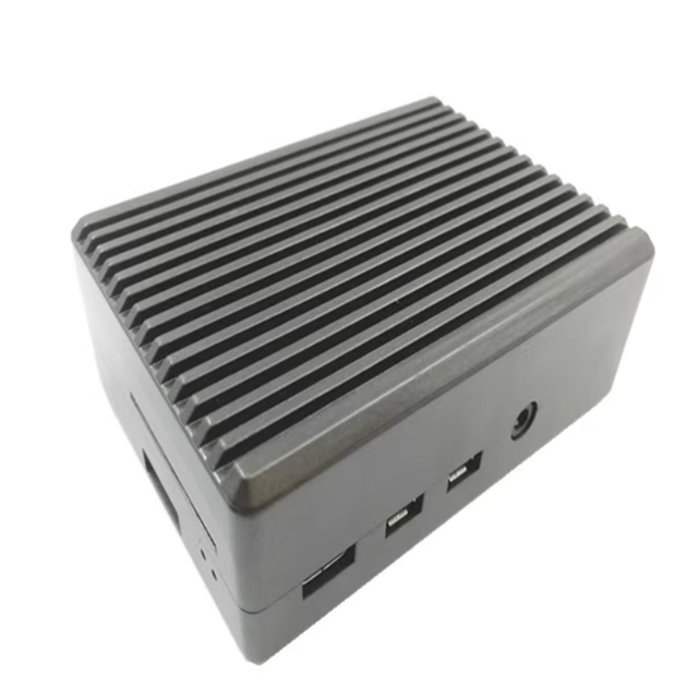 Aluminum Alloy Heat Dissipation Shell for Raspberry Pi 4B Passive Cooling Computer Accessories With Heatsink Feature
