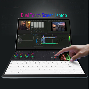 Hot bán Thương hiệu Mới đôi màn hình kép máy tính xách tay Win 11 Quad Core máy tính 13.5 + 13.5 inch DDR5 16GB 1TB SSD kinh doanh máy tính xách tay - Product Image 4