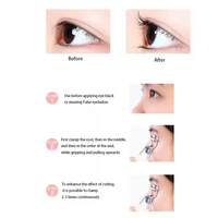 Recourbe-cils professionnel JM en or rose, outils cosmétiques pour les cils, avec étiquette privée, accessoires pour recourber les cils